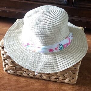 Girls fabric tie on easter hat
